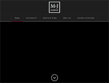 Tablet Screenshot of mj-fashion.ch